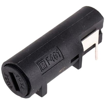 Bulgin 基板取り付けヒューズホルダ 10A 5 x 20mm用 カートリッジヒューズ 250V BULGIN