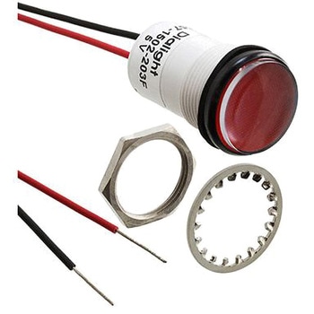 Dialight LED表示灯  17.5mm 5 V dc DIALIGHT