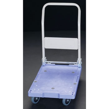 715x460mm/150kg 運搬車(ブレーキ付/プラスチック) エスコ
