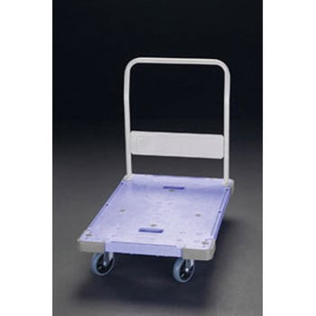 900x600mm/300kg 運搬車(固定ハンドル・PP製) エスコ