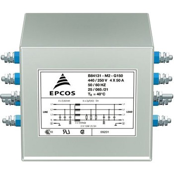 EPCOS RFIフィルタ 三相  フランジマウント EPCOS