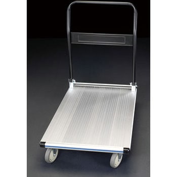 ESCO(エスコ) 900x600mm/150kg 運搬車(アルミ製) EA520BG-12 [ZES014037] EA520B-43｜900x600mm&frasl;300kg 運搬車(足踏みﾌﾞﾚｰｷ付)のページ -
