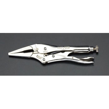 0-73mm/225mm ロッキングプライヤー(ロングノーズ) エスコ