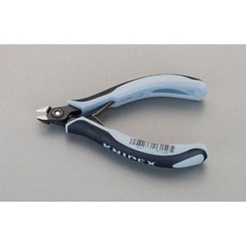 120mm 精密用ニッパー(ESDグリップ/バネ付) - エスコ