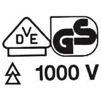 160mm 電工ニッパー・絶縁(グリップ付/メッキ) エスコ