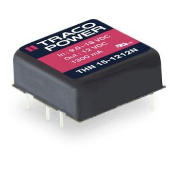 THN 15-1215N DC/DC Converter Isolated 24V 15W TRACO POWER 49934633