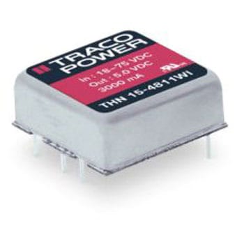 DC/DC Converter Isolated 5-6V 15W TRACO POWER