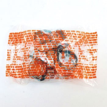 20-23mm ホースクランプ(ツーイヤー型/10個) エスコ