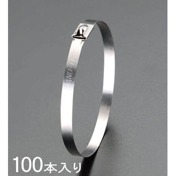 4.6x200mm 結束バンド(SUS304/100本) - エスコ