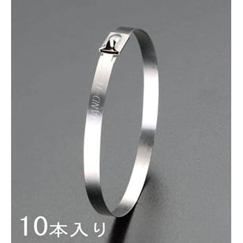 4.6x200mm 結束バンド(SUS304/10本) - エスコ