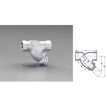 1・1/2” ストレーナー - エスコ