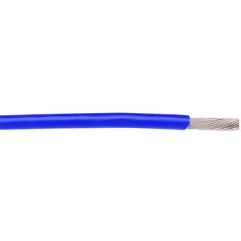 Alpha Wire フッ素樹脂ケーブル 青  導体材質：銀めっき銅線 30m 22 AWG ALPHA