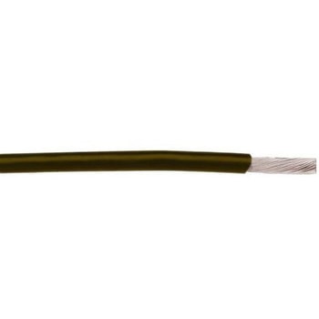 Alpha Wire フッ素樹脂ケーブル 茶  導体材質：銀めっき銅線 30m 22 AWG ALPHA