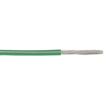 Alpha Wire フッ素樹脂ケーブル 緑  導体材質：銀めっき銅線 30m 24 AWG ALPHA