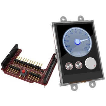 SK-24PTU-AR 4D Systems 2.4�C���` TFT �t���f�B�X�v���C 240 x 320 Arduino �p �^�b�`�p�l�� ��R�� 4D SYSTEMS 49945535