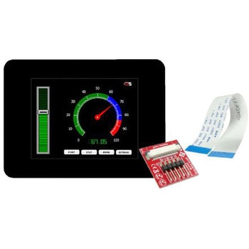 4D Systems 3.2インチ TFT 液晶ディスプレイ 240 x 320 タッチパネル 静電容量 4D SYSTEMS
