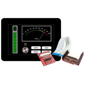 4D Systems 3.5インチ TFT 液晶ディスプレイ 320 x 480 タッチパネル 静電容量 4D SYSTEMS