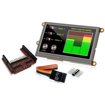 uLCD-43DT-AR 4D Systems 4.3�C���` TFT �t���f�B�X�v���C 480 x 272 Arduino �p �^�b�`�p�l�� ��R�� 4D SYSTEMS 49945833