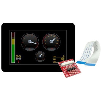 4D Systems 5インチ TFT 液晶ディスプレイ 800 x 480 タッチパネル 静電容量 4D SYSTEMS