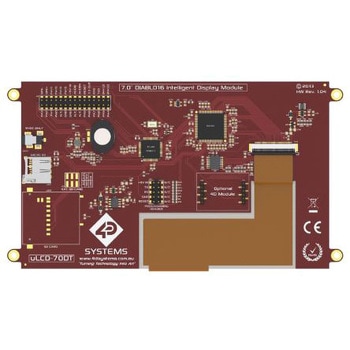 4D Systems 7インチ TFT 液晶ディスプレイ 800 x 480 タッチパネル 抵抗性 4D SYSTEMS