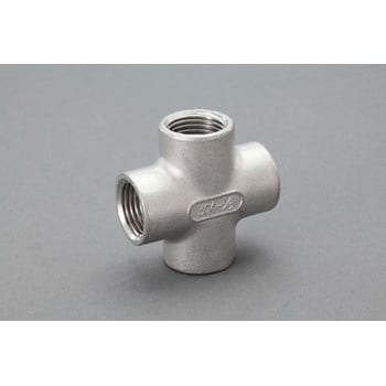 Rc 1/8”  クロス継手(ステンレス製) エスコ