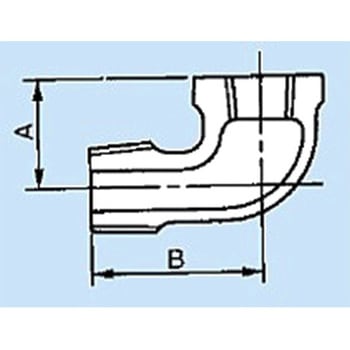 Rc 1/4”xR 1/4” ストリート エルボ エスコ