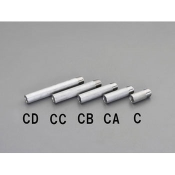 R 1/2”x75mm 片ねじニップル(ステンレス製) エスコ
