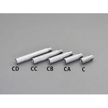 R 1/4”x100mm 片ねじニップル(ステンレス製) エスコ