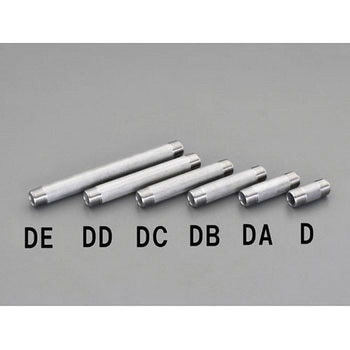 R1・1/4”x125mm 両ねじニップル(ステンレス製) エスコ