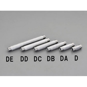 R1・1/4”x200mm 両ねじニップル(ステンレス製) エスコ