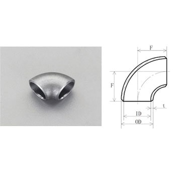 1・1/2” 溶接 90°ショートエルボ エスコ