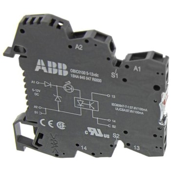 ABB リレーインターフェイス オプト出力 12 V 9 mA DINレール ABB