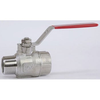 R 1/4”xRc1/4” ボールバルブ(ステンレス製) エスコ