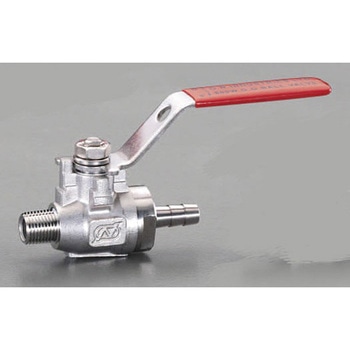 R  1”x27mm ボールバルブ(ステンレス製/タケノコ型) - エスコ