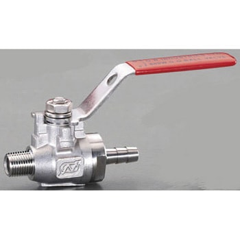 R 1/2”x14mm ボールバルブ(ステンレス製/タケノコ型) エスコ