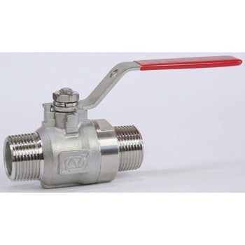 R 1/4”xR 1/4” ボールバルブ(ステンレス製) エスコ