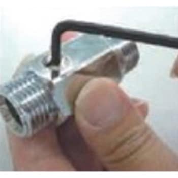 R 1/2”xR 1/2” ミニボールバルブ(ニップル型) エスコ