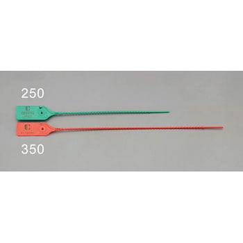 250mm 封印シールバンド(緑/20本) エスコ