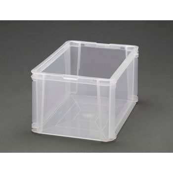 540x378x278mm 40l 収納ケース クリアー 6個 エスコ ボックスコンテナ ベタ目 通販モノタロウ Ea506ab 74