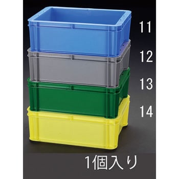 361x272x126mm/8.8L コンテナ(イエロー) エスコ