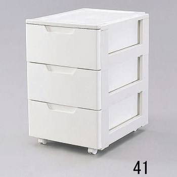 440x550x670mm 引き出し式収納ケース(3段) エスコ