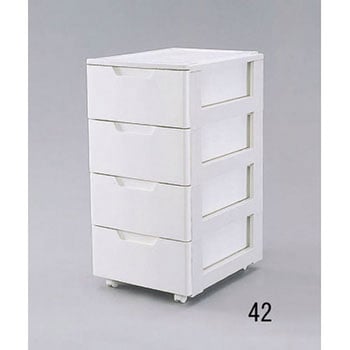 440x550x870mm 引き出し式収納ケース(4段) エスコ