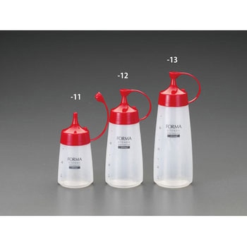 82x68x194mm/400ml ポリ容器(目盛付) エスコ
