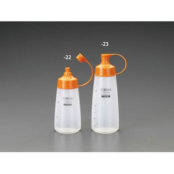 87x68x189mm/400ml ポリ容器(目盛付) エスコ
