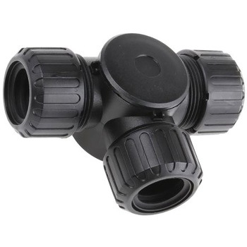 Adaptaflex コンジット T ピース 黒 ナイロン 66 ADAPTAFLEX