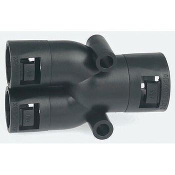 Adaptaflex コンジット Y ピース 黒 ナイロン 66 ADAPTAFLEX
