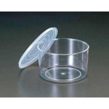 Φ80x47mm/200ml シール容器(ポリエチレン) エスコ