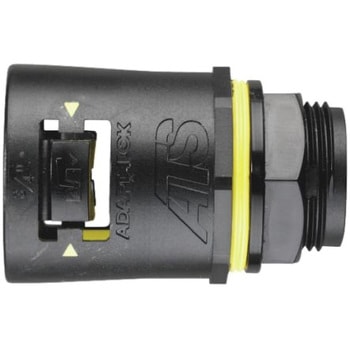Adaptaflex コンジット ストレート 黒 ナイロン 66 ADAPTAFLEX