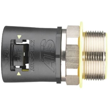 Adaptaflex コンジット ストレートースイベル外ネジ 黒 ナイロン 66 ADAPTAFLEX