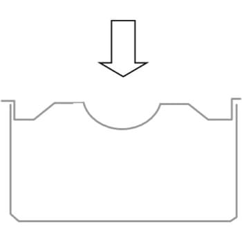 165x165x75mm ふた付BOX(ステンレス製) エスコ